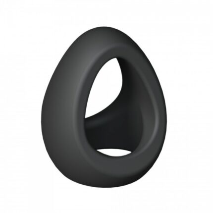 Love to Love Flux Ring Black Onyx - elastyczny pierścień erekcyjny na penisa i jądra.