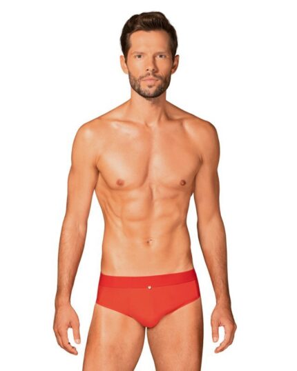 Obsessive Boldero - seksowne majtki męskie czerwone L/XL