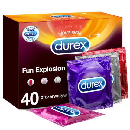 Durex Fun Explosion Mix Prezerwatywy 40 szt