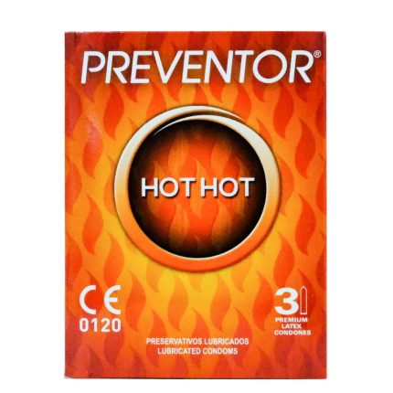 Prezerwatywy Rozgrzewające 3 szt Preventor Hot Hot