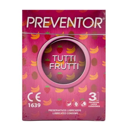 Prezerwatywy Smakowe 3 szt Preventor Tutti Frutti