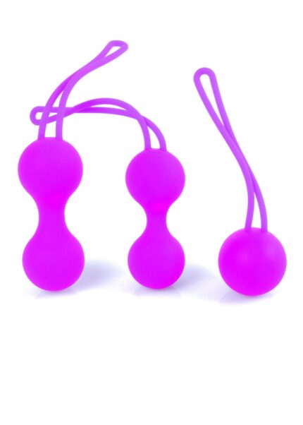 Zestaw treningowy Kegla Boss Series w kolorze fioletowym dla zdrowia intymnego