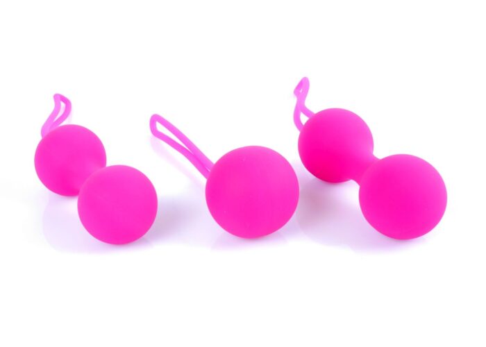 Dyskretne różowe kulki gejszy Boss Series do wzmocnienia mięśni dna miednicy