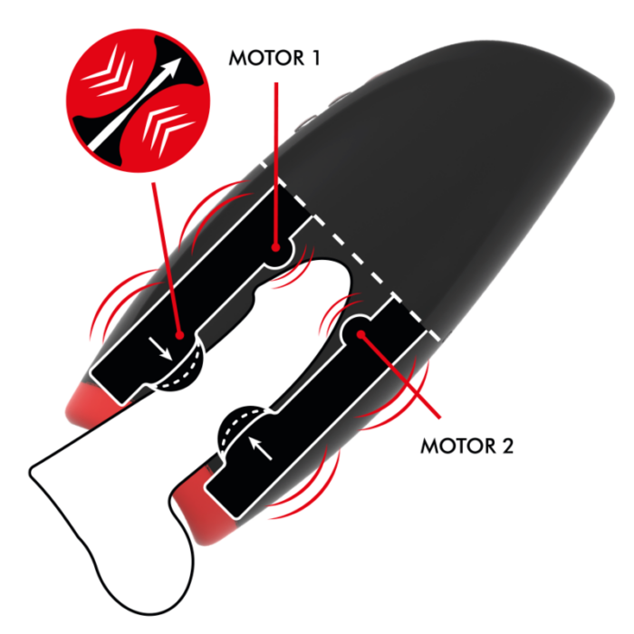 Masturbator Novax by JAMYJOB z 10 trybami wibracji i 6 trybami kompresji